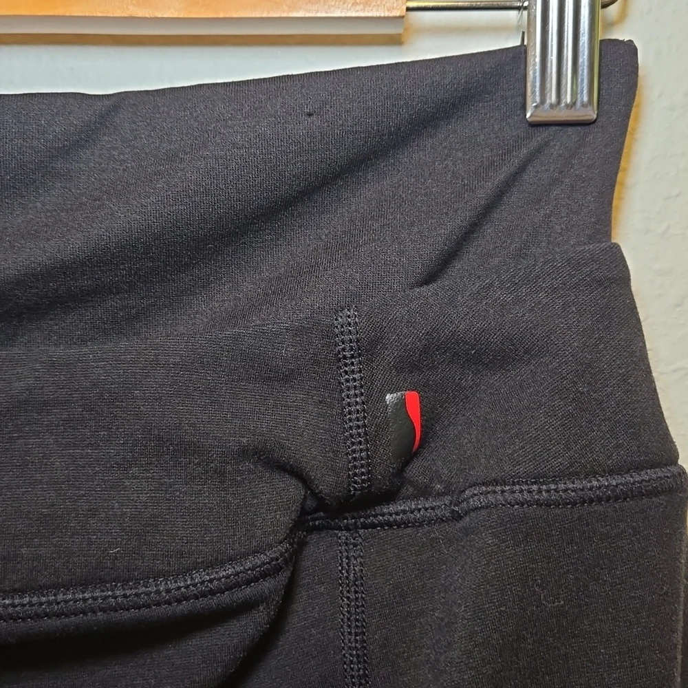 Spanx Slim-X Bagel Buster Flare Yoga Leggings Size Extra Large Black - Picture 5 of 10
